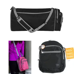 Travelon Carry On Bag Convertible Crossbody Duffel Cross Body Purse One Size