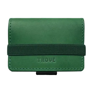 TROVE Cash Wrap: Green Leather