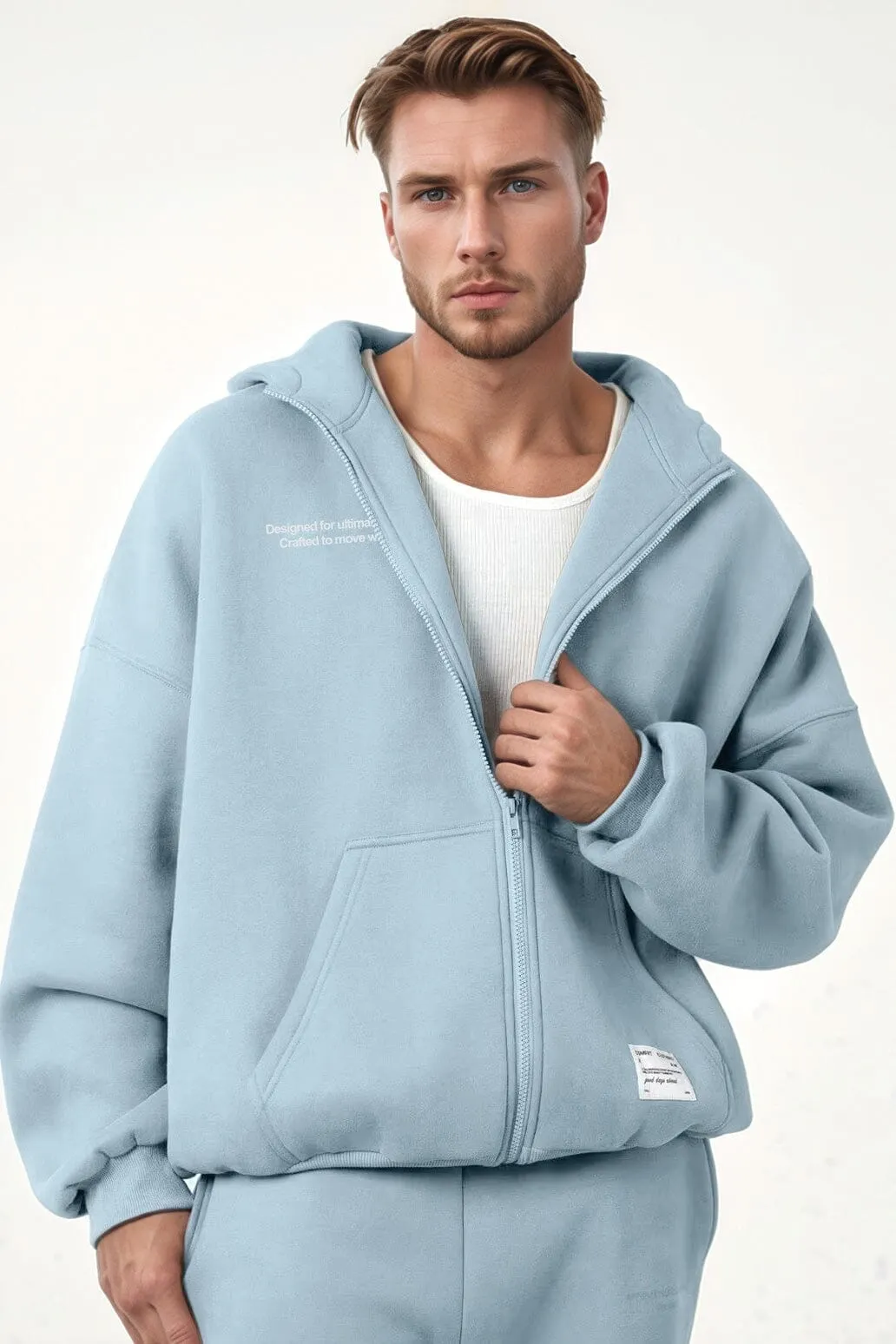 USQUARED Empower Oversized Full Zipper Hoodie