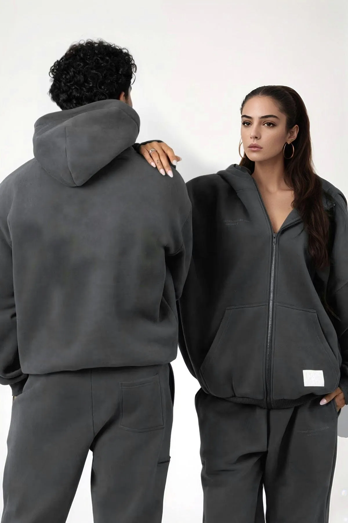 USQUARED Empower Oversized Full Zipper Hoodie