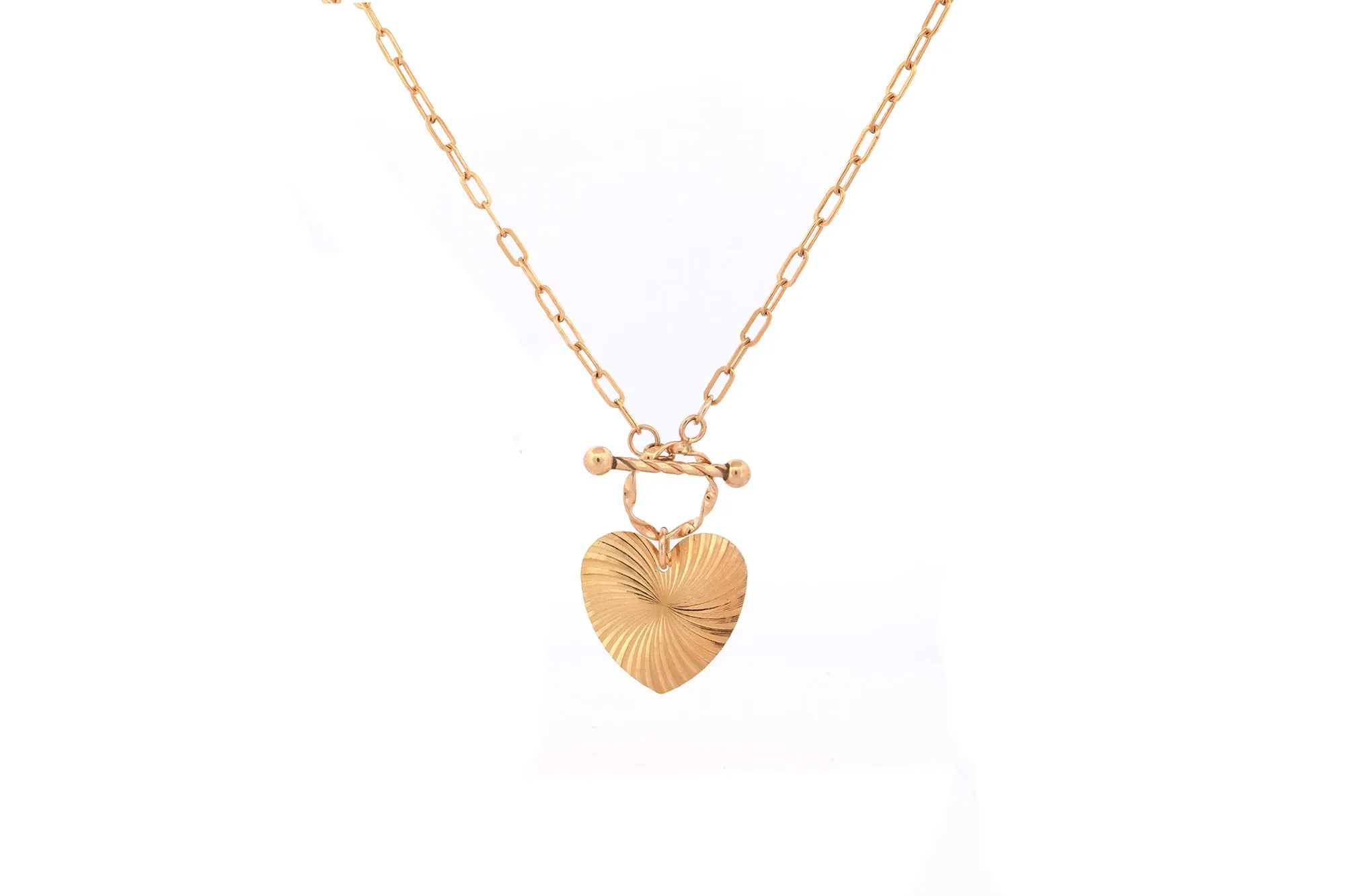 Vintage heart - Goldfilled