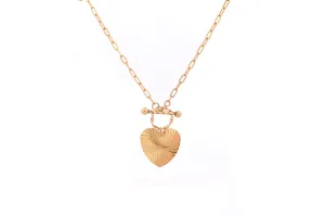 Vintage heart - Goldfilled