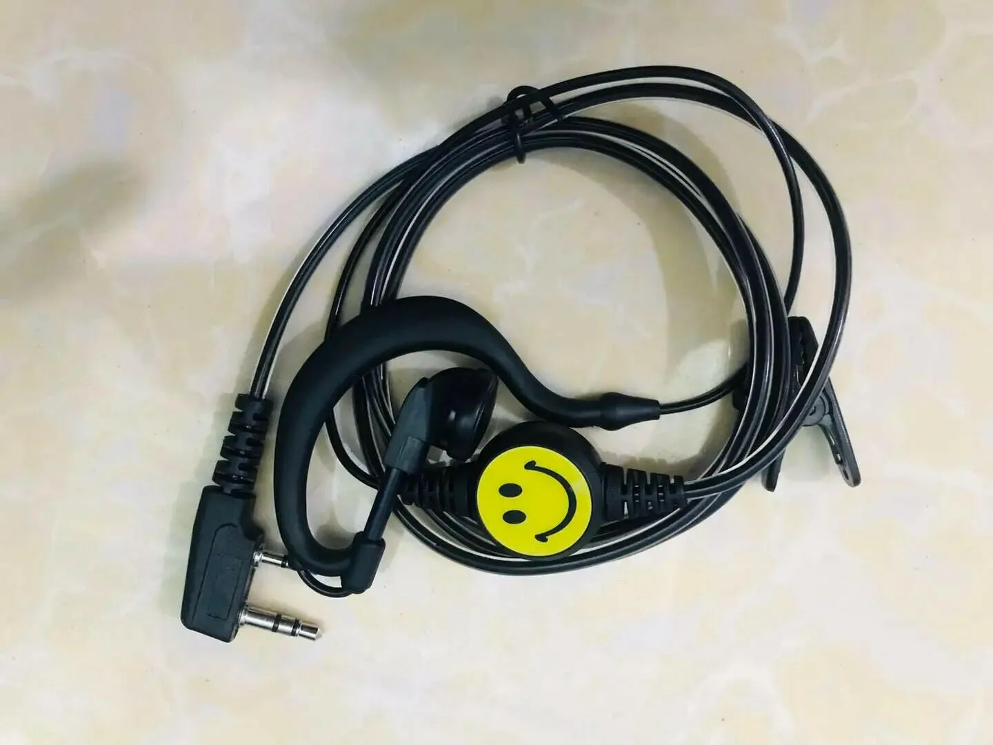 Walkie Talkie Earpierce handsfree  for Kewood Type Smile Face