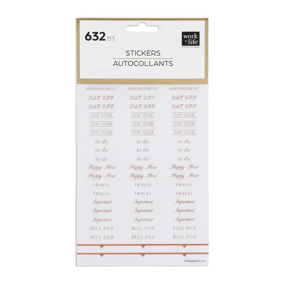 Work   Life Ivy & Rose - 8 Sticker Sheets