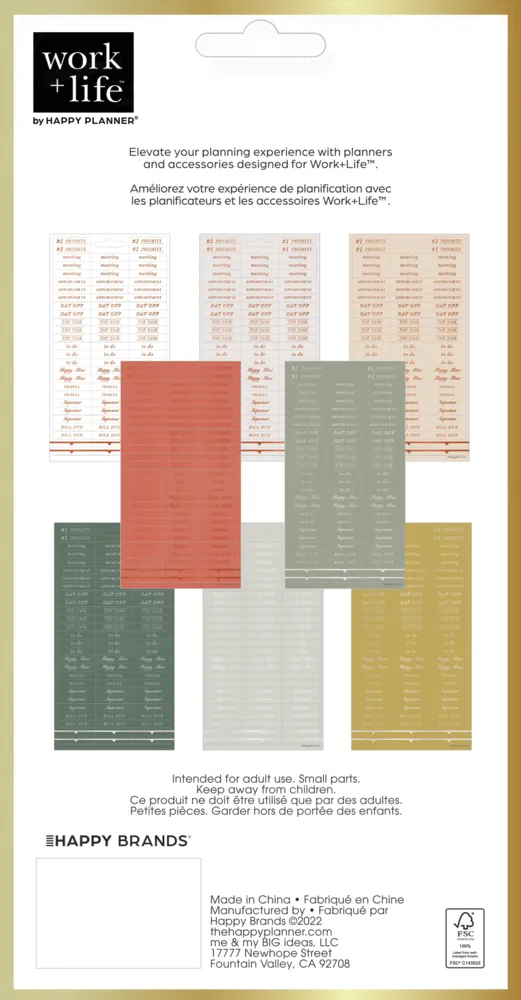 Work   Life Ivy & Rose - 8 Sticker Sheets